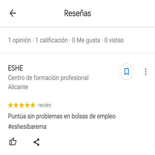 Puntúa sin problemas en bolsas de empleo. #ESHESIBAREMA