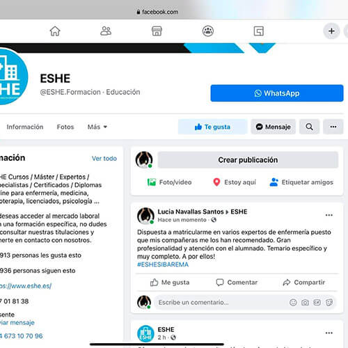 Dispuesta a matricularme en varios expertos de enfermería, puesto que mis compañeras me los han recomendado. Gran profesionalidad y atención don el alumnado. Temario específico y muy completo. A por ellos! #ESHESIBAREMA