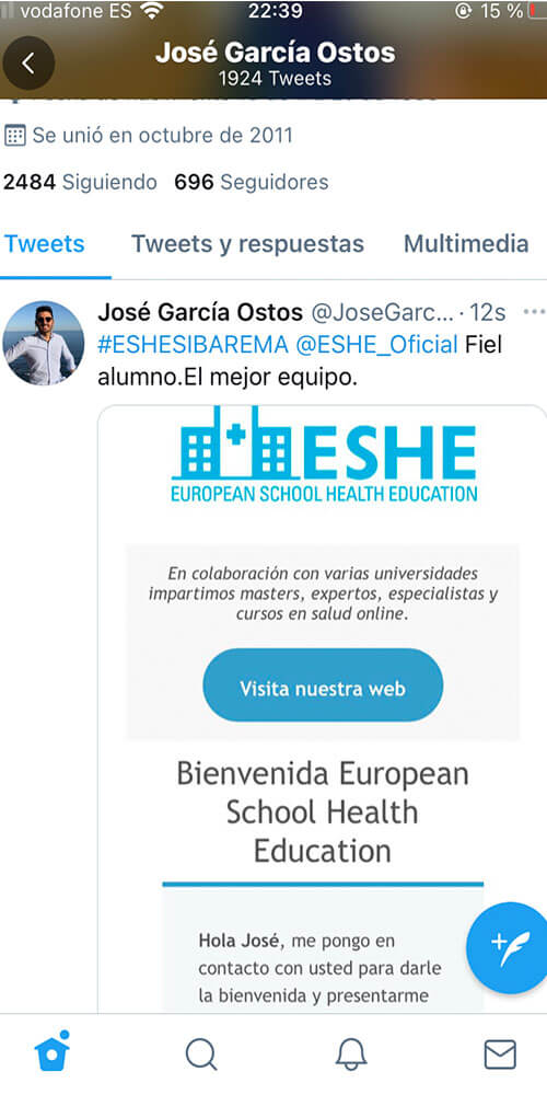 #ESHESIBAREMA @ESHE_Oficial Fiel alumno. El mejor equipo.