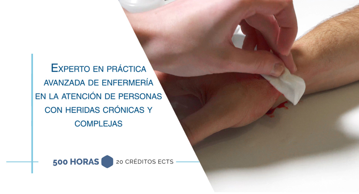 Experto en práctica avanzada de enfermería en la atención de personas con heridas crónicas y complejas