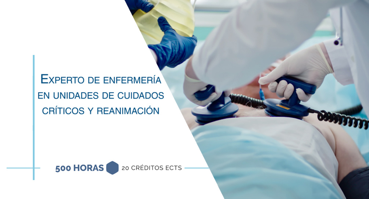 Experto de enfermería en unidades de cuidados críticos y reanimación