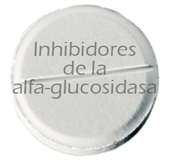 Los inhibidores de la alfa-glucosidasa, retardan el paso a través de la barrera intestinal. 