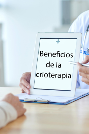 La crioterapia provoca una serie de reacciones con efectos muy beneficiosos.