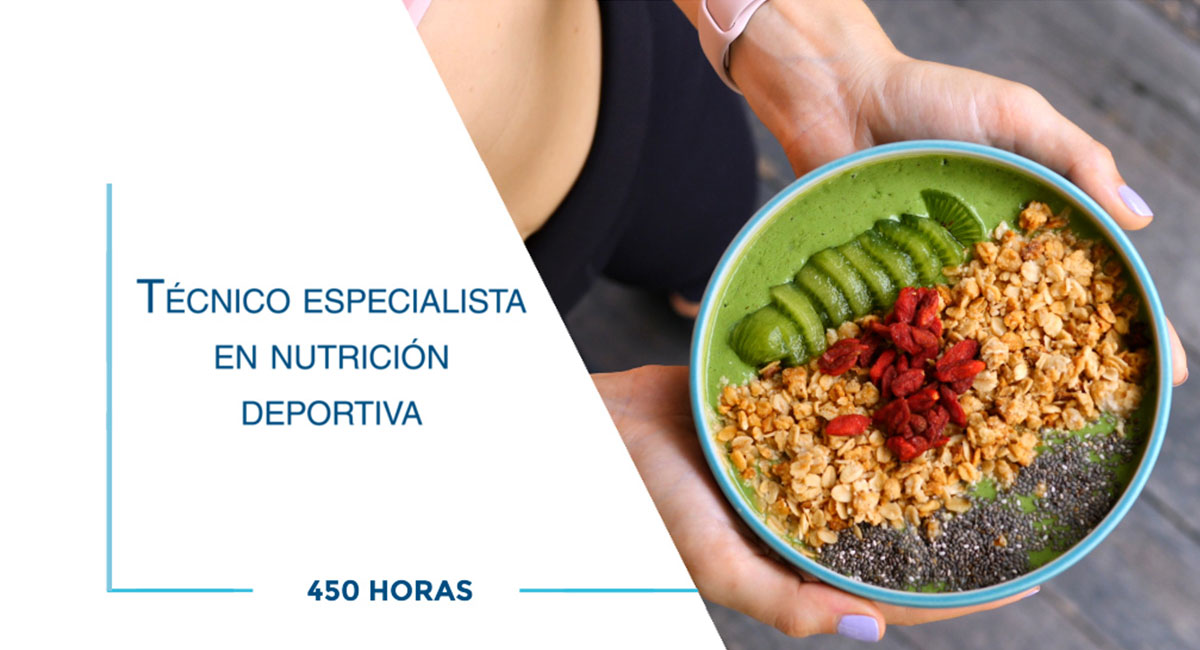 Técnico especialista en nutrición deportiva